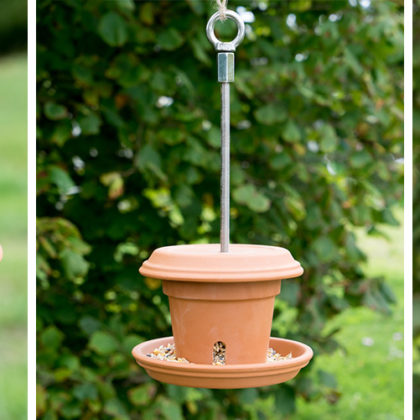 Tuto : fabriquez une jolie petite mangeoire suspendue pour les oiseaux de votre jardin