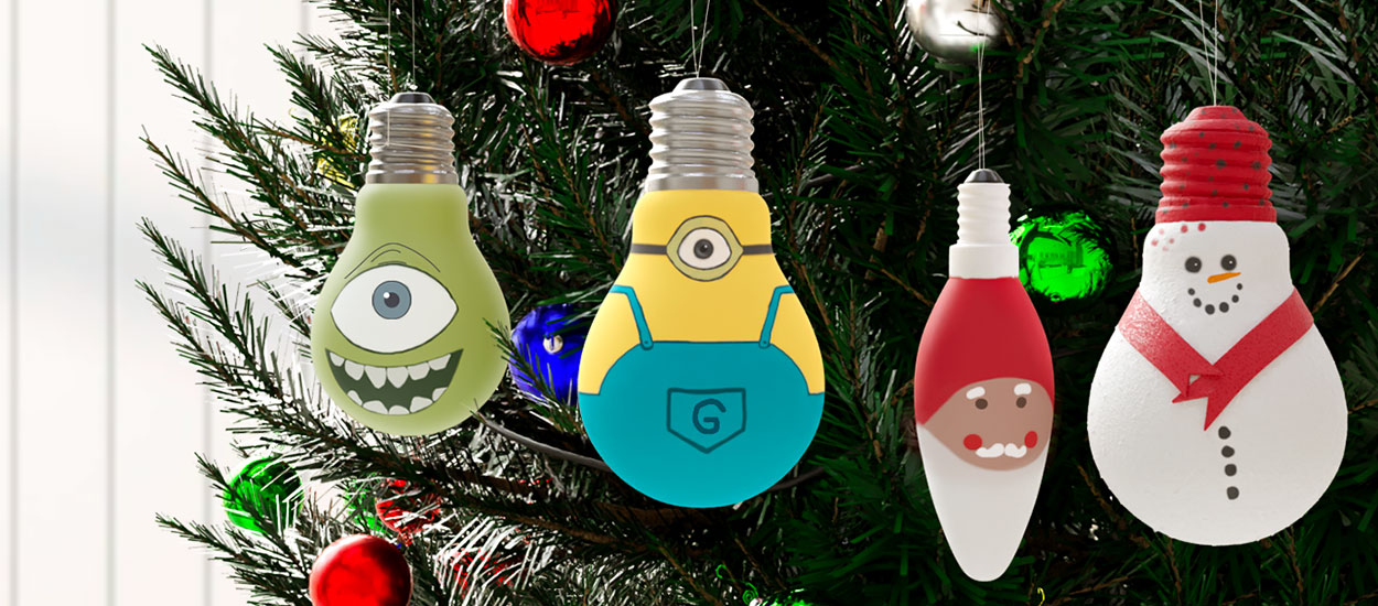 Tuto : Recyclez des ampoules en décorations de Noël amusantes pour le sapin