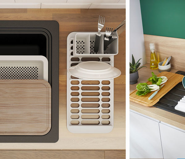 Optimiser l'espace d'une petite cuisine avec un évier multifonctionnel